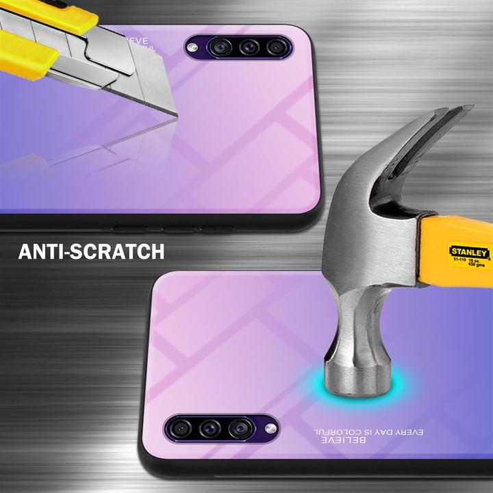 Produktbild Cadorabo TPU 2 Farben Glas Cover (Samsung Galaxy A30s, Samsung Galaxy A50s)