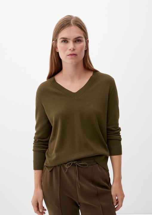 Actual product image s.Oliver Strickpullover Pullover aus Baumwollmix (38)