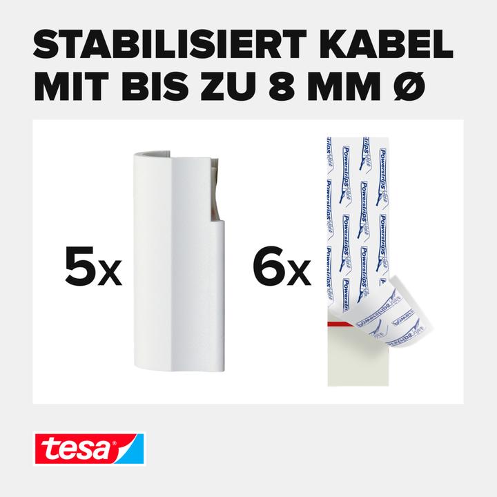 Actual product image tesa Powerstrips Cable clip