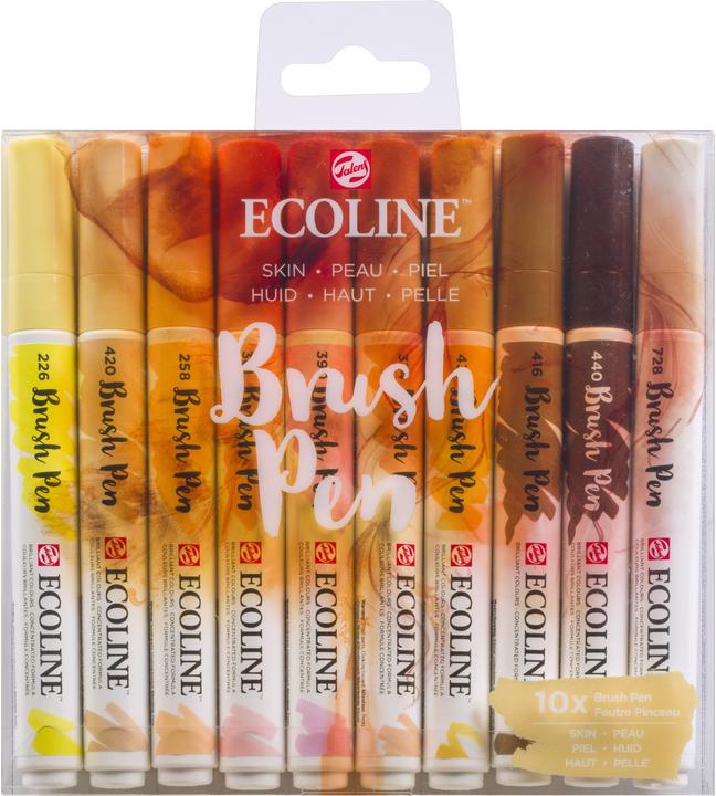 Immagine prodotto Talens Ecoline Brush Pen Set 11509816 ass. Skin 10 Stück (10 x)