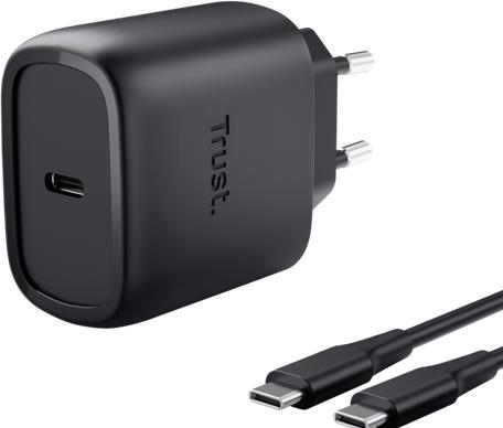 Productafbeelding Trust Maxo 45w USB-C Gan Charger Blac (45 W, 1 portie)