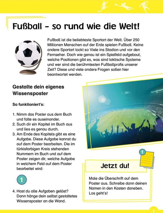 Produktbild Kozinowski:Fussball Mein Wissensbuch (Deutsch, Jonas Kozinowski, 2025)