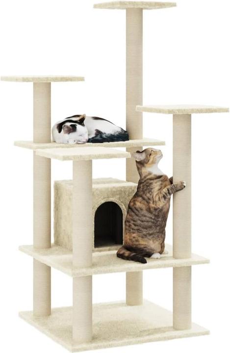 Image du produit vidaXL Katzenbaum (110 cm, Crème)