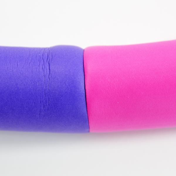 Produktbild Kögler Fitness Hula Hoop Reifen, in 8 Teilen, pink/lila (95 cm, 940 g)