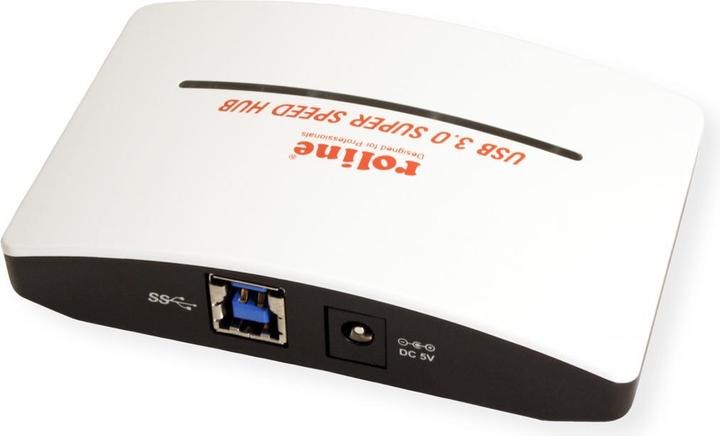 Image du produit Roline Hub USB 2.0, 4 ports, avec adaptateur secteur (USB-A, 4 ports)