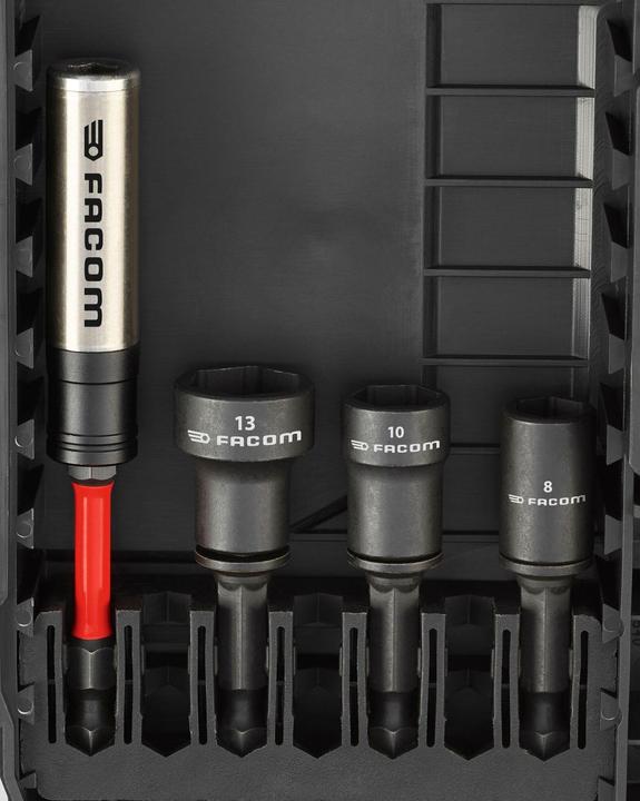 Immagine prodotto Facom Set di punte esagonali, Phillips, Pozidriv, a fessura e Torx resistenti agli urti, 30 pezzi