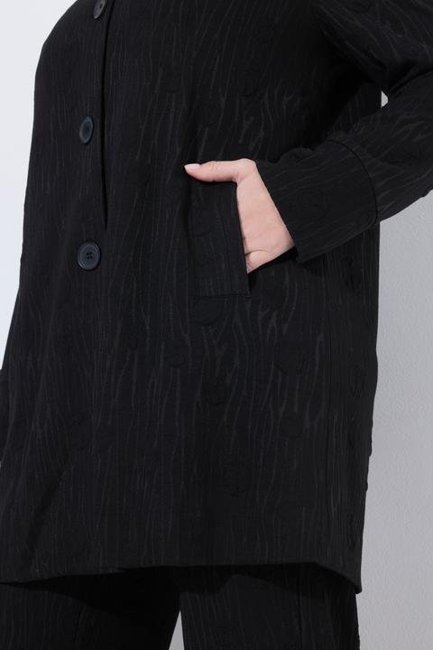 Actual product image Ulla Popken Zebra Texture Shacket (54)