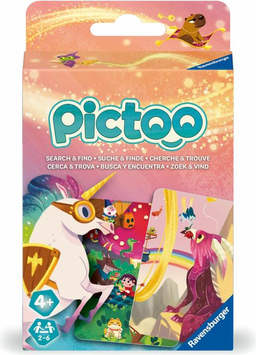 Ravensburger 23480 - Pictoo Fantasy Card Game - Fast-paced card search game for children 4+ (Multilingual)