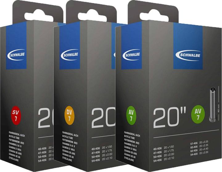 Actual product image Schwalbe Av7 (Schrader (AV), 20", 40 mm)