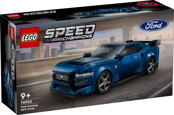 Actual product image LEGO Ford Mustang Dark Horse sports car (76920, LEGO Speed Champions)