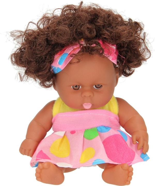 Immagine prodotto Baby doll riccioli con vestito, 22 cm