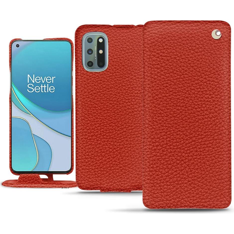 Noreve Lederschutzhülle vertikal (OnePlus 8T), Smartphone Hülle, Orange