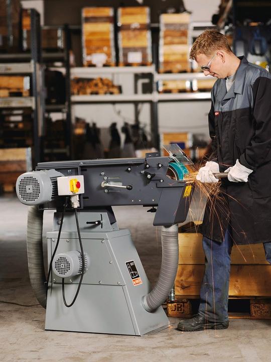 Immagine prodotto Fein Levigatrice a nastro, commutabile 150 mm GRIT GI 150 2H (Smerigliatrice, 2600 W)