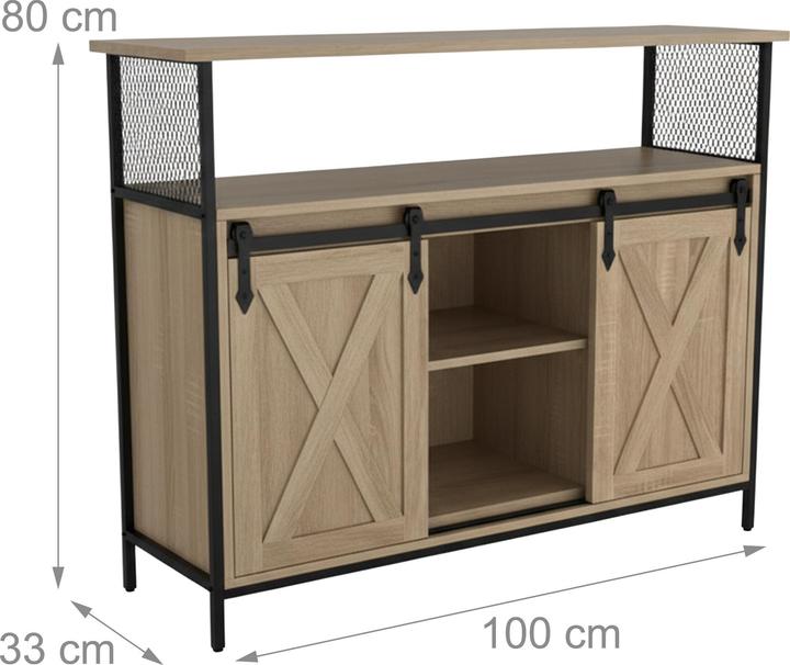 Produktbild Relaxdays Sideboard (100 x 33 x 80 cm)