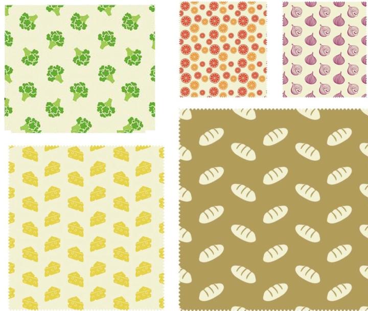 Actual product image Nuts Beeswax cloths (5x)