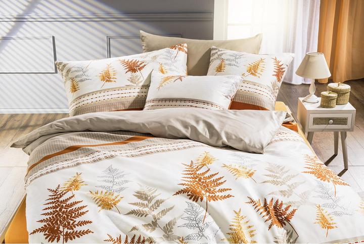 Produktbild Lotus Bettwaren Bettwäsche Satin Farn (Duvetbezug, 200 x 210 cm)