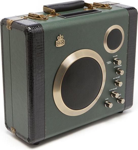 Produktbild GPO MANGAGREBluetooth speaker/versterker, 5-in-1, donkergroen (8 h, Batteriebetrieb)