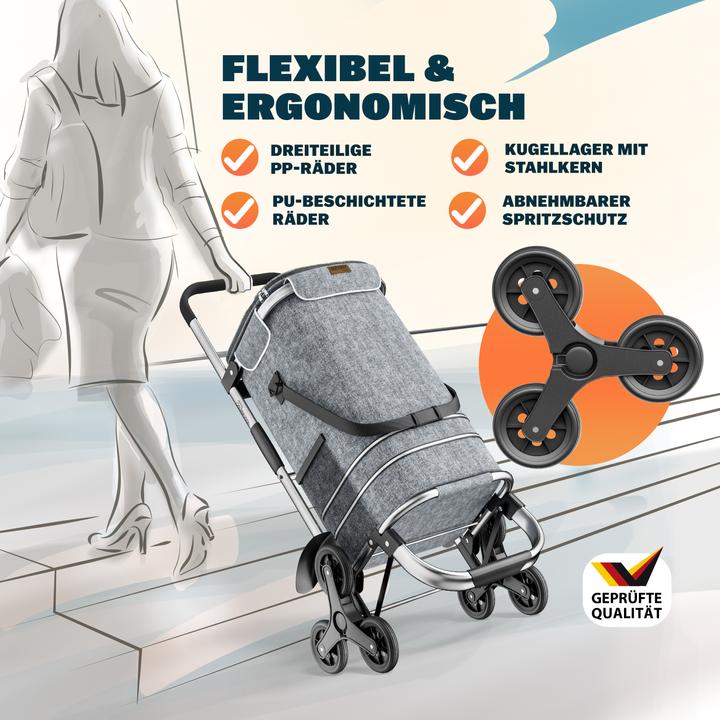 Produktbild Monzana 2in1 Einkaufstrolley