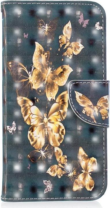 Image du produit Cover-Discount Housse de téléphone portable en cuir à effet scintillant (Apple iPhone X, Apple iPhone XS)