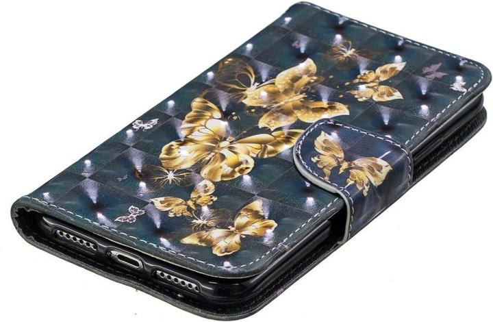 Image du produit Cover-Discount Housse de téléphone portable en cuir à effet scintillant (Apple iPhone X, Apple iPhone XS)