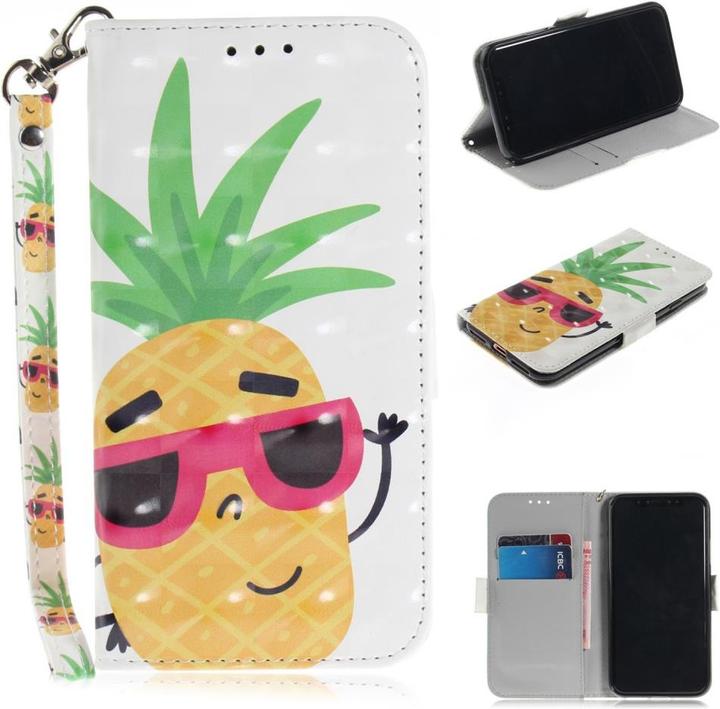 Actual product image Cover-Discount Glitter effect leather mobile phone case (Apple iPhone X, Apple iPhone XS)