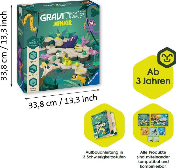 Actual product image Ravensburger GraviTrax Junior Starter-Set L Jungle