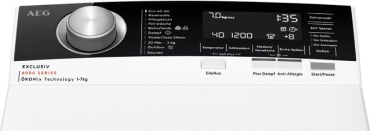 Immagine prodotto AEG LTR8E80379 (7 kg, Verso il basso)