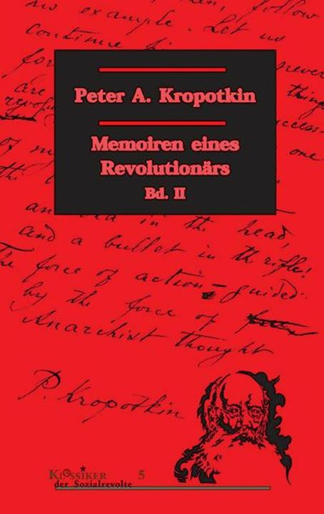 Produktbild Memoiren eines Revolutionärs 2 (Deutsch, Peter A. Kropotkin, 2001)