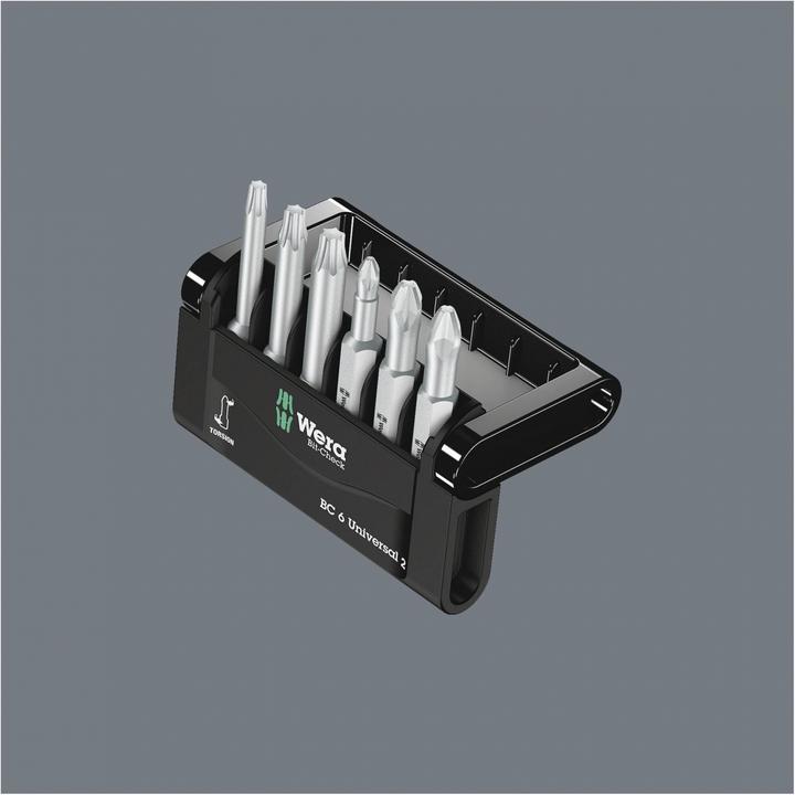 Actual product image Wera Bit-Check 6 Universal 2 (Hexagon socket TX)