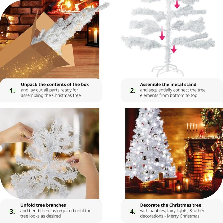 Produktbild tectake Künstlicher Weihnachtsbaum (180 cm)