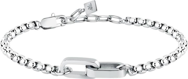 Morellato - Minimalist steel bracelet for men Motown SABY12 (21 cm, Acciaio inossidabile)