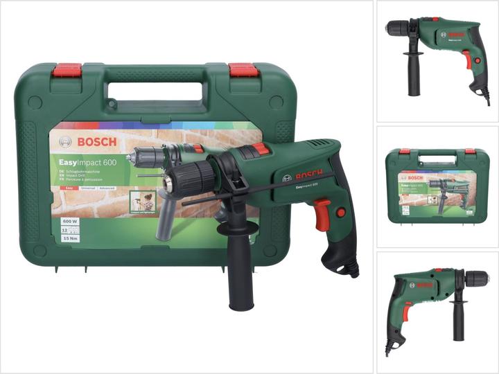 Image du produit Bosch Home & Garden Perceuse à percussion EasyImpact 600 (Fonctionnement sur secteur)