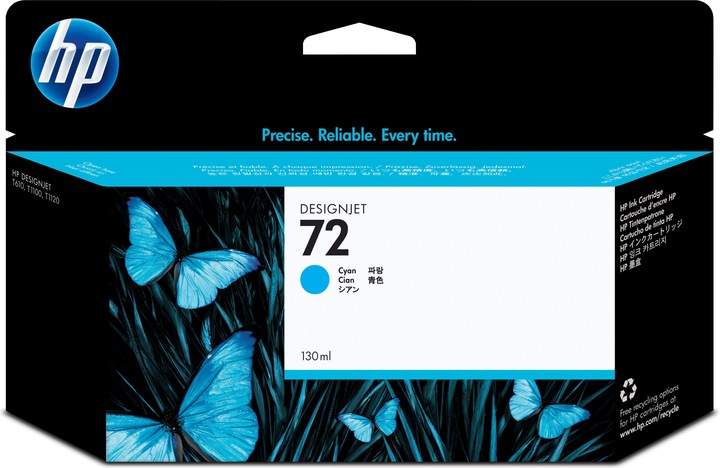 Actual product image HP 72 (C)