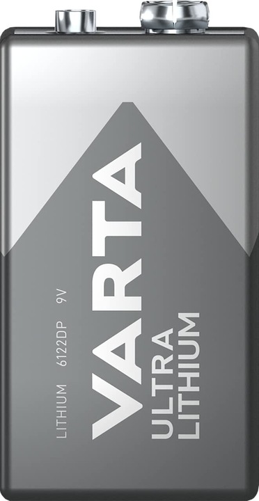 Actual product image Varta ULTRA Lithium (1 pcs., 9V Block, 1150 mAh)