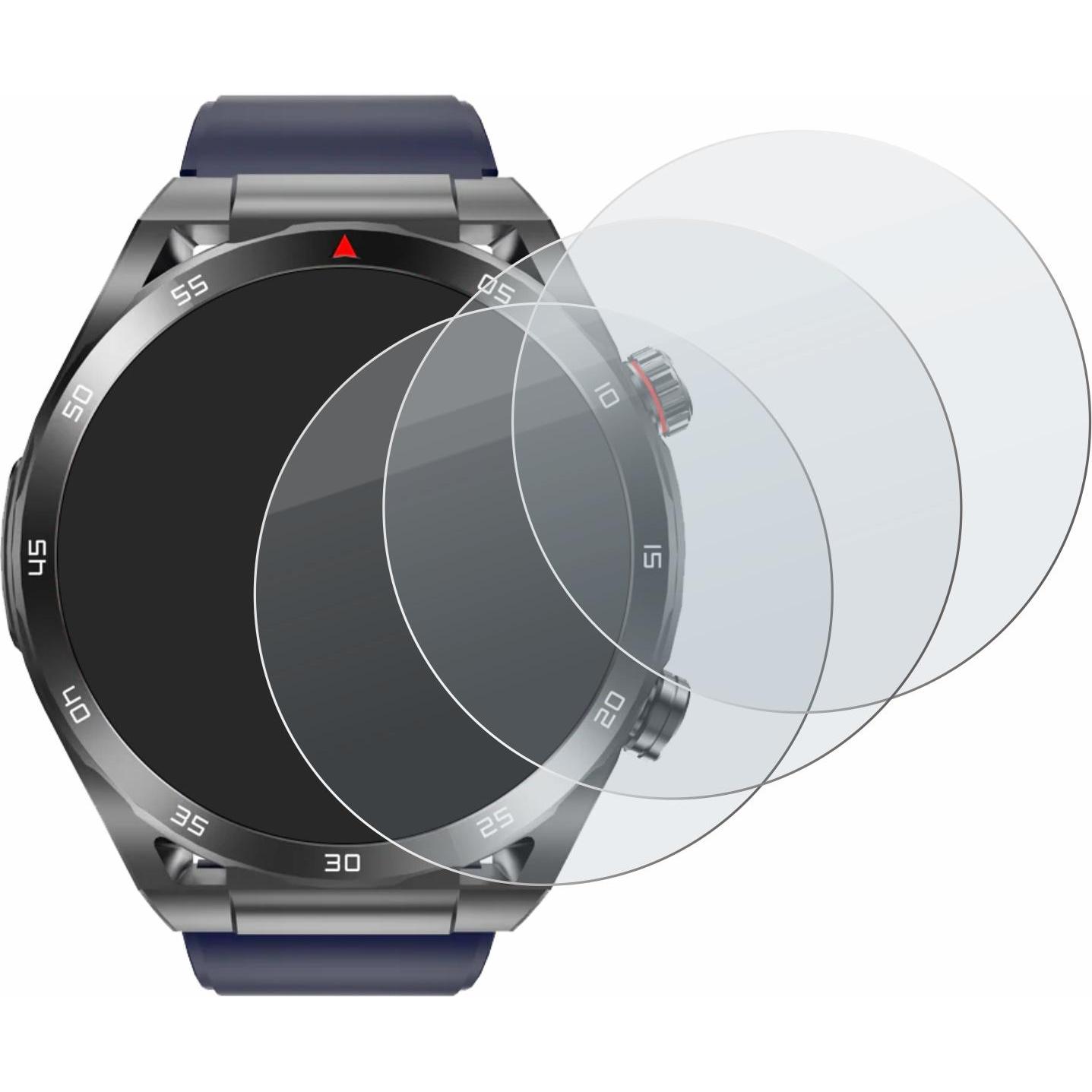 Thumbnail - BROTECT Schutzglas Schutzfolie Displayschutz Display Schutz Glas Folie matt, Smartwatch Schutzfolie, Grau