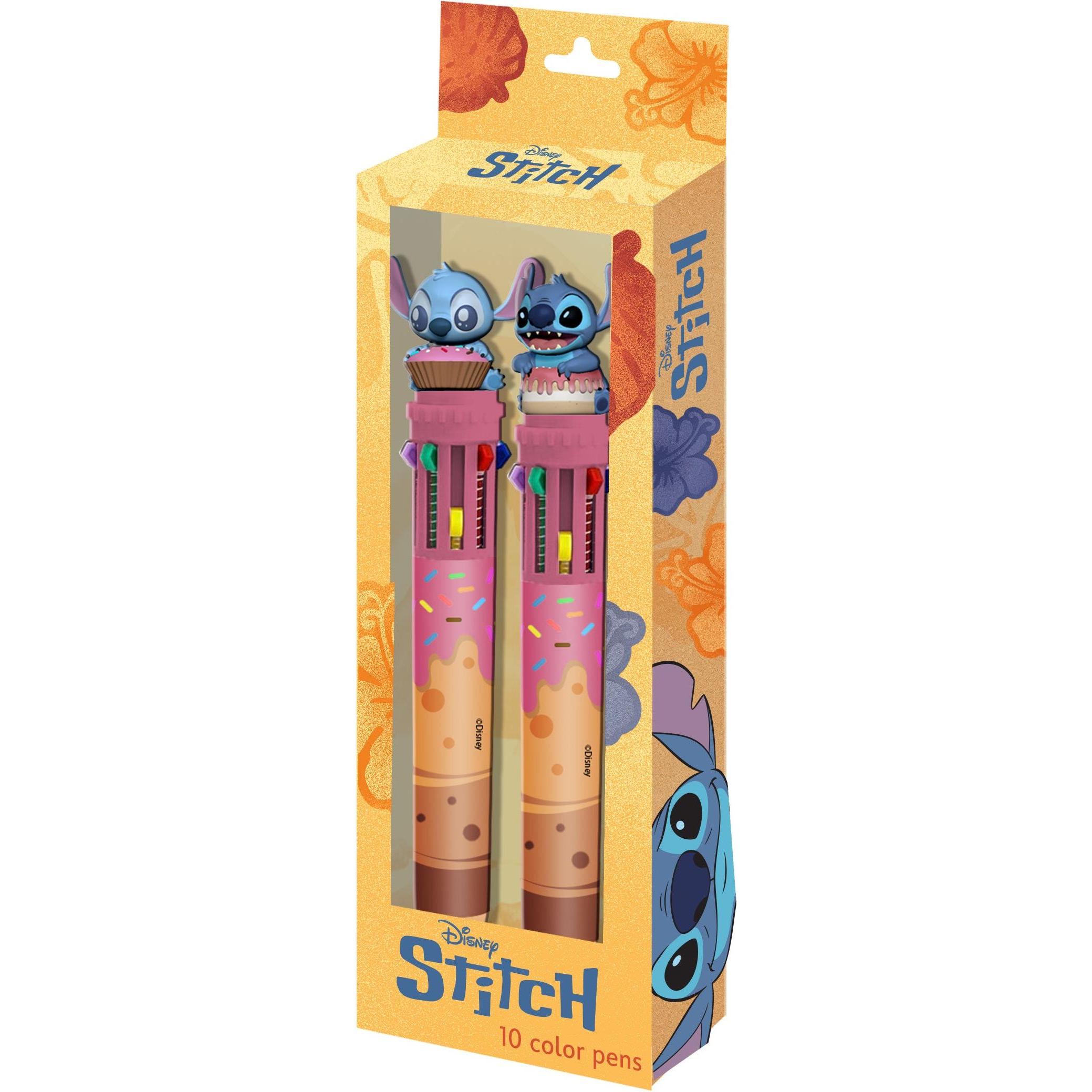 Karactermania, Penne, Pack of 2 Pens with 10 Colours Mix (Multicolore, 2x)