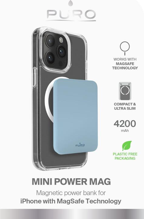 Actual product image Puro Mini Power Mag (4200 mAh, 5 W, 15.54 Wh)