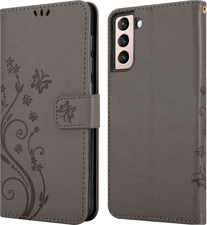Actual product image Cadorabo Flower Book cover (Samsung Galaxy S21 5G)