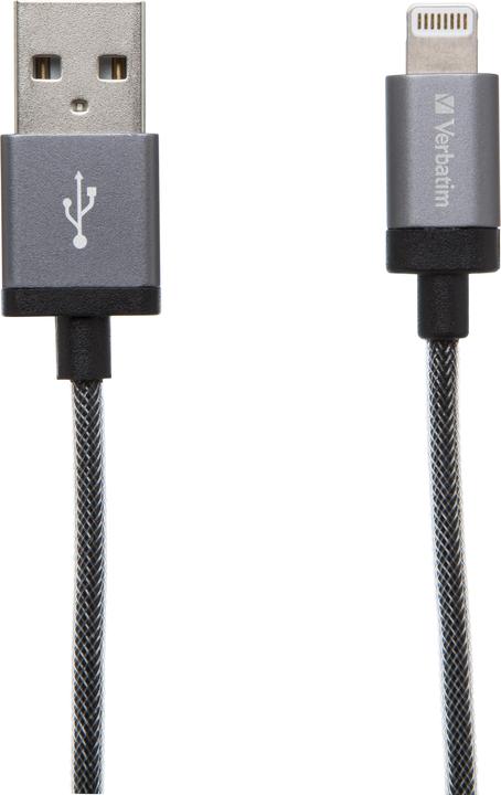 Image du produit Verbatim Câble Lightning - Gris espace - (0.30 m, USB 2.0)