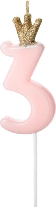 Partydeco Zahl 3 (1 x)