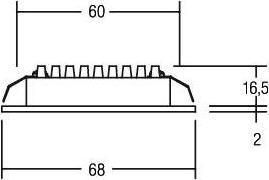 Productafbeelding Brumberg LED inbouwarmatuur (300 lm)