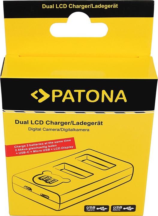 Produktbild Patona Dual LCD Ladegerät (Kamera Akku Ladegerät)
