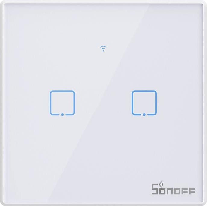 Actual product image Sonoff Smart Switch WiFi RF 433 T2 EU TX (2-channel) updated