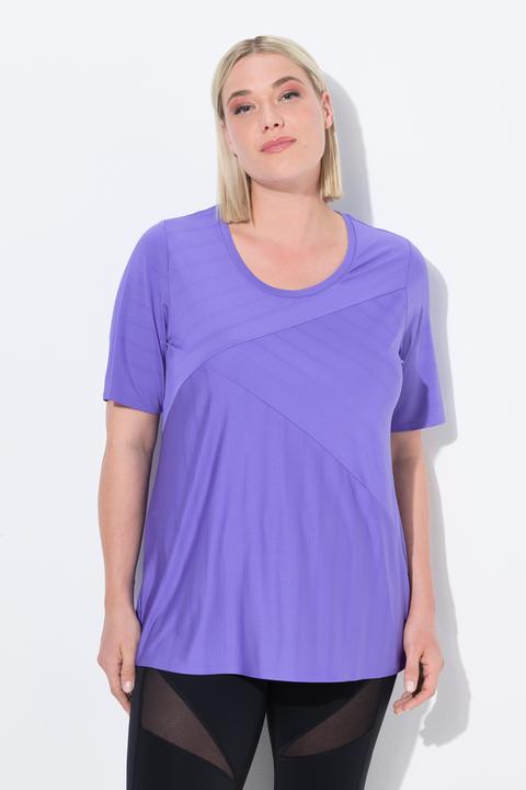 Immagine prodotto Ulla Popken Maglia funzionale ad asciugatura rapida con scollo a girocollo e maniche lunghe (46, 48)