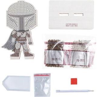 Thumbnail - Craft Buddy Mandalorian, Crystal Art Buddy ca. 11x8cm