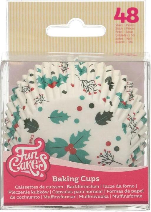 Produktbild FunCakes Muffin-Backform Mistelzweig 48 Stück
