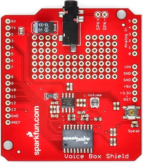 Actual product image SparkFun VoiceBox Shield (Shield)