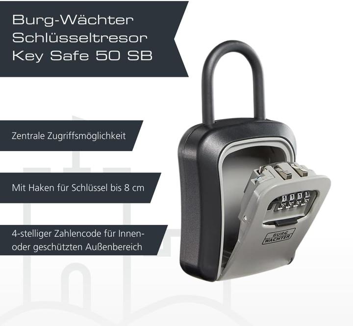 Produktbild Burg Wächter Schlüsselsafe KEY SAFE 50 SB