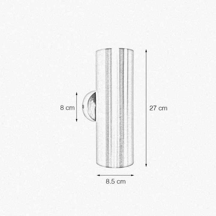 Immagine prodotto Licht-Erlebnisse Wandlampe Hanna Messing (E27)