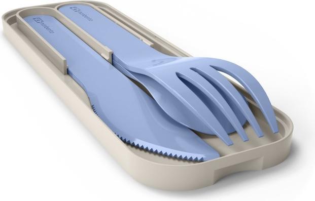 Produktbild Monbento Cutlery Set for Lunch Box MB Pocket Infinity - 3 Pieces Fork Knife Spoon - Flatware Set for Work/Sch (3 Stk., Besteck Set)